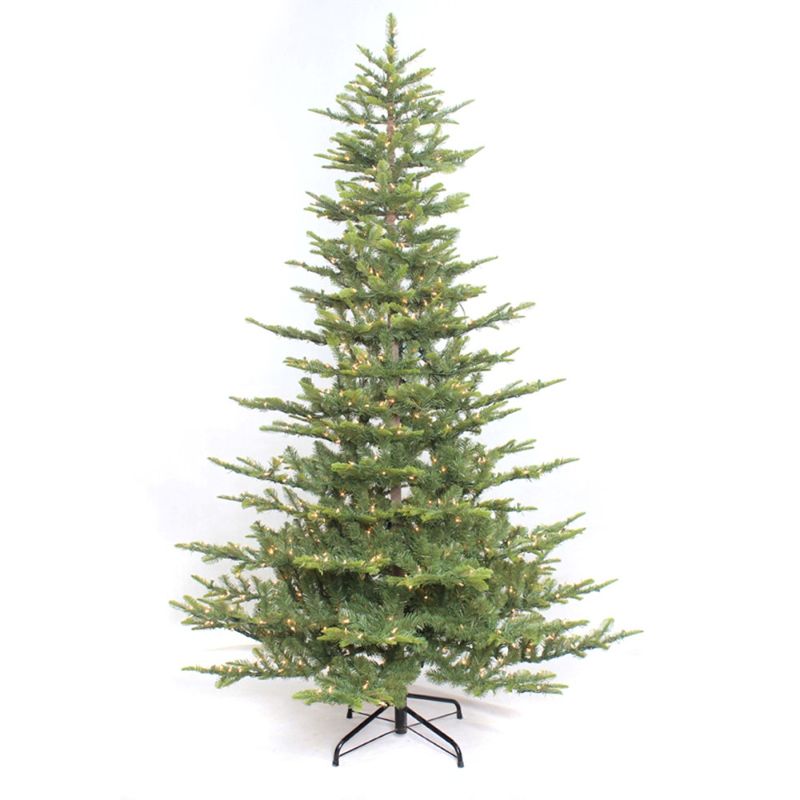 Photo 1 of **LIGHTS UP6 1/2 Ft. Pre-lit Aspen Green Fir Artificial Christmas Tree 500 UL Listed Clear Lights
