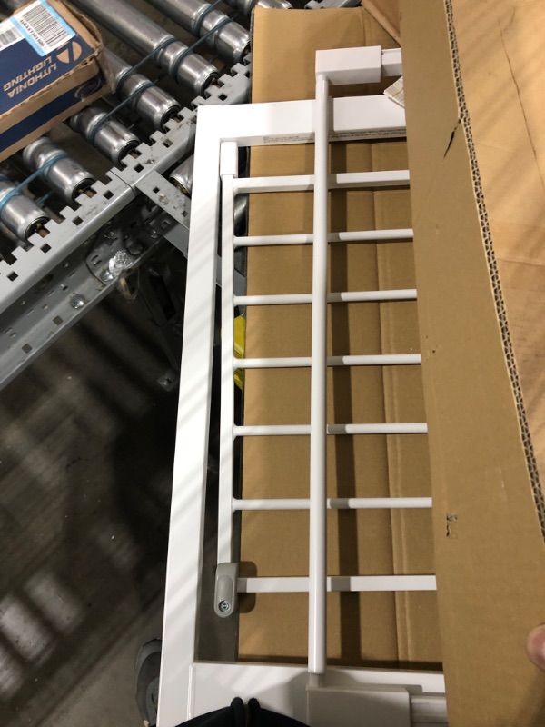 Photo 3 of *USED*Safety 1st Easy Install 28" Walk Thru Gate, Fits Between 29" and 38" 38x28 Inch (Pack of 1) Original Size White