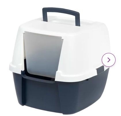 Photo 1 of *Minor Damage/Missing Flap Door- See Photos* Plastic Litter Box Enclosure
