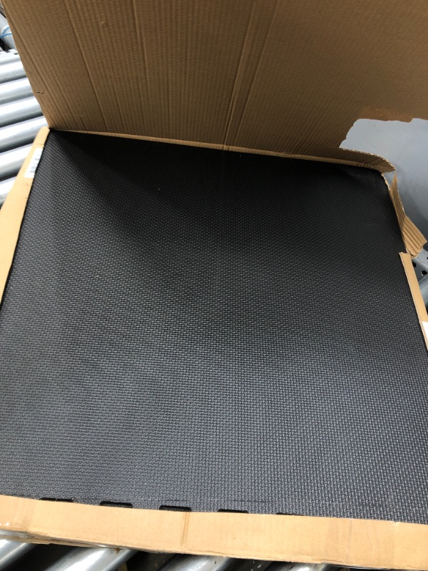 Photo 2 of BalanceFrom Puzzle Exercise Mat with EVA Foam Interlocking Tiles Black 1/2" Thick, 24 S.F.