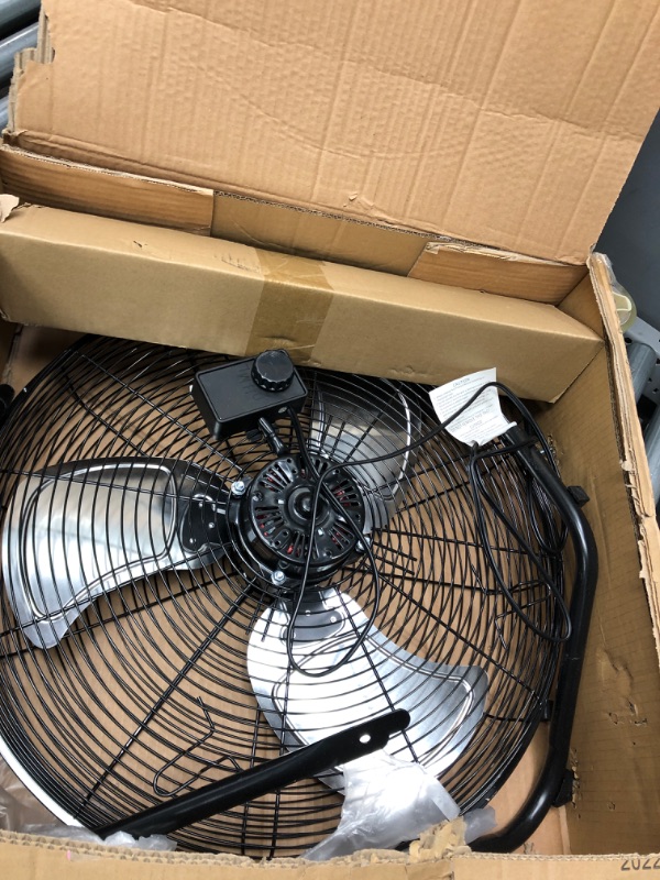 Photo 2 of AmazonCommercial 20" High Velocity Industrial Fan, Black