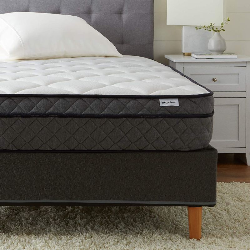 Photo 1 of Amazon Basics Foam PillowTop Mattress - 11-inch, Full 
