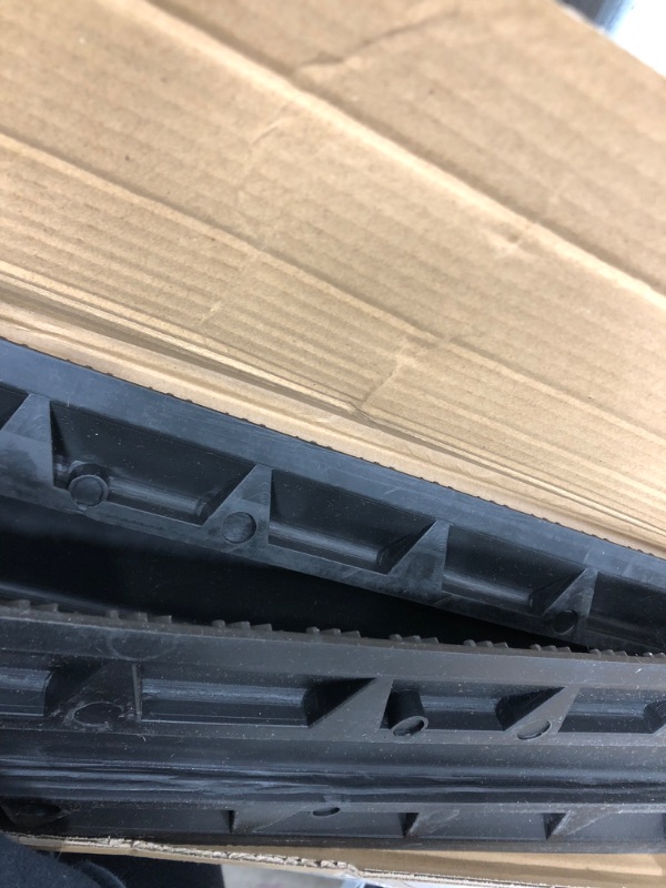 Photo 1 of Pyle PCBLCO101X2 - Cable Protector Cover Ramps - Cord/Wire Safety Concealment Floor Tracks, Rugged Waterproof, Indoor/Outdoor Use (Single Channel Grooves)