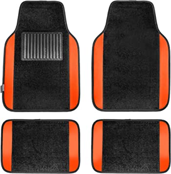 Photo 2 of 2 ITEM BUNDLE 
FH Group Car Seat Covers Full Set Orange Cloth - Universal Fit, Automotive Seat Covers, Low Back Front Seat Covers, Airbag Compatible, Split Bench Rear Seat, Car Seat Cover for SUV, Sedan, Van
FH Group F14407ORANGE Universal Fit Premium Car