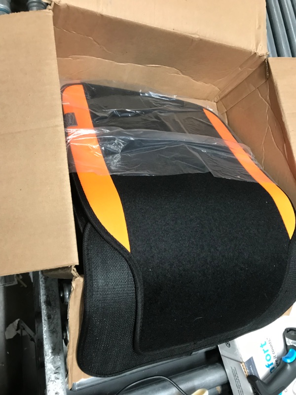 Photo 5 of 2 ITEM BUNDLE 
FH Group Car Seat Covers Full Set Orange Cloth - Universal Fit, Automotive Seat Covers, Low Back Front Seat Covers, Airbag Compatible, Split Bench Rear Seat, Car Seat Cover for SUV, Sedan, Van
FH Group F14407ORANGE Universal Fit Premium Car
