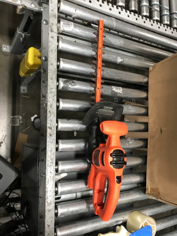 Photo 1 of BLACK+DECKER Electric Hedge Trimmer, 17-Inch (BEHT150)
