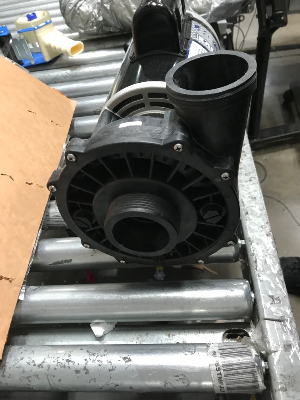 Photo 3 of 37208211D Waterway Executive Spa Pump 2-speed 230V 8.0A Executive 56 frame PF-20-2N22C 3720821-1D 6.5" diameter 2" SD/CS
