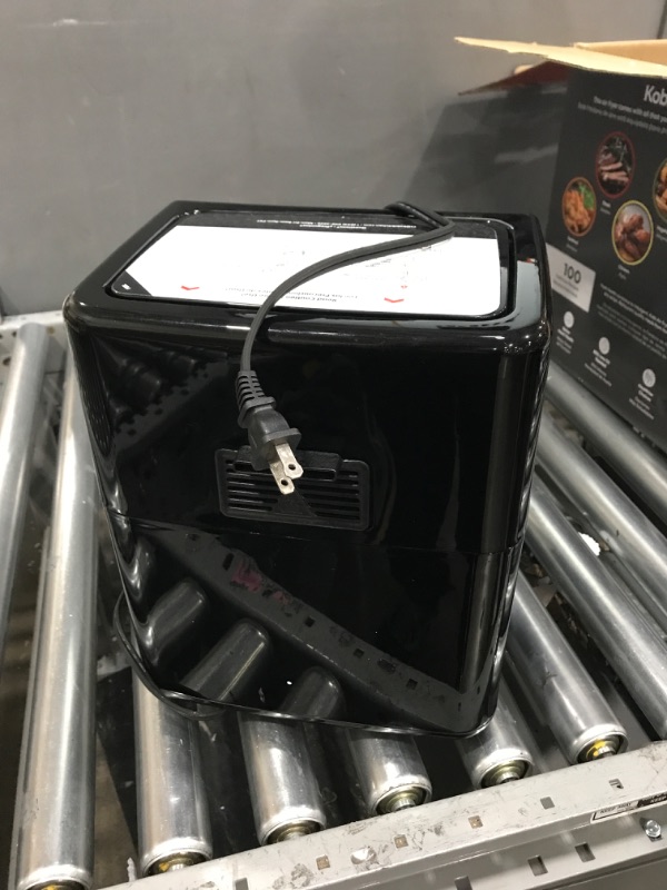 Photo 5 of -USED FOR PARTS-
Kobi Air Fryer, XL 5.8 Quart,1700-Watt Electric Hot Air Fryers Oven & Oilless Cooker, LED Display, 8 Preset Programs, Shake Reminder, for Roasting, Nonstick Basket, ETL Listed (100 Recipes Book Included) (Black)
