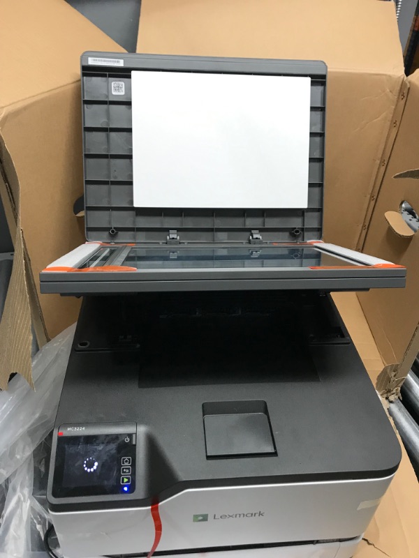 Photo 2 of Lexmark MC3224i Color Laser Multifunction Product with Print, Copy, Digital Fax, Scan and Wireless Capabilities, Plus Full-Spectrum Security and Print Speed up to 24ppm (40N9640), White, Small

