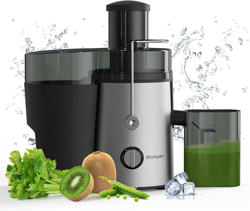 Photo 1 of **PARTS ONLY- NON-FUNCTIONAL***
Modquen Juicer Machine, Centrifugal Juice Extractor for Fruit Vegetable, Easy to Clean, BPA-free, 800W (Silver)
