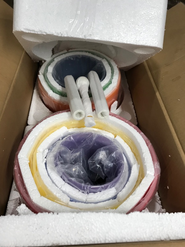 Photo 1 of **multi-colored**
TERRITORY Chakra Tuned Set of 7 Crystal Singing Bowls 6-12 inch