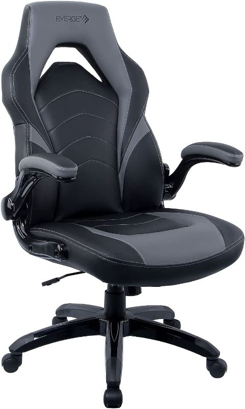 Photo 1 of Gaming Chair Black and Grey
