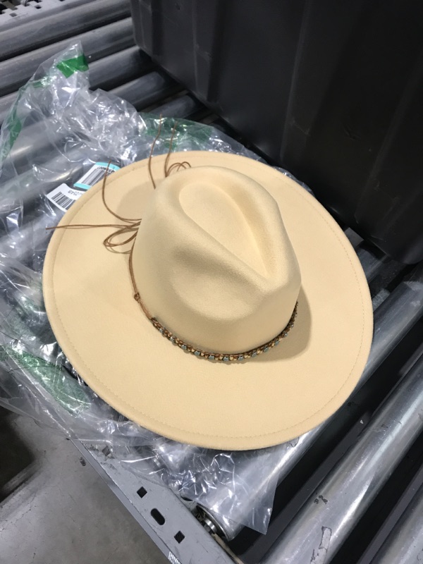 Photo 2 of Pro Celia Big Wide Brim Women Fedora Hat (58cm)
