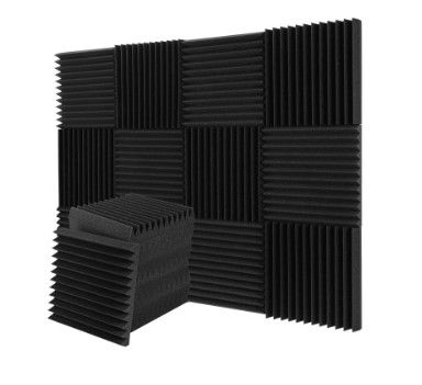 Photo 1 of 60 Pack Acoustic Panel Polyurethane Foam Sound Proof Acoustic Treatment Room Kit