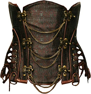 Photo 1 of BSLINGERIE® Gothic Steampunk Heavy Duty Waist Cincher Underbust Corset (XL)
