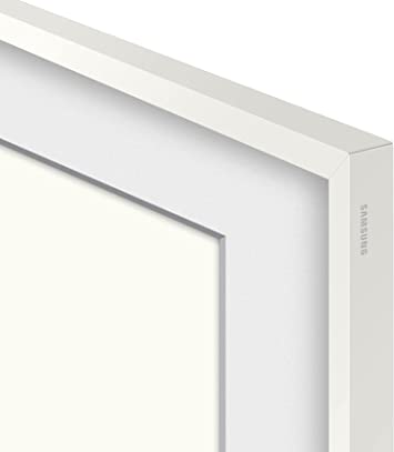 Photo 1 of SAMSUNG 65-inch The Frame Customizable Bezel Modern White (VG-SCFA65WTBZA, 2021 Model) Modern White 65-Inch