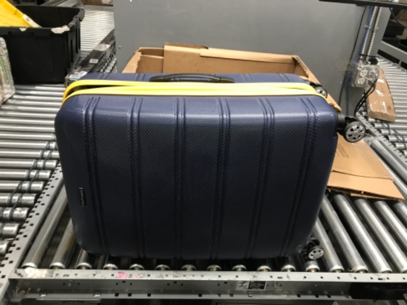 Photo 2 of **SEE NOTES**Rockland Melbourne Hardside Expandable Spinner Wheel Luggage, Navy, 3-Piece Set (20/24/28)
