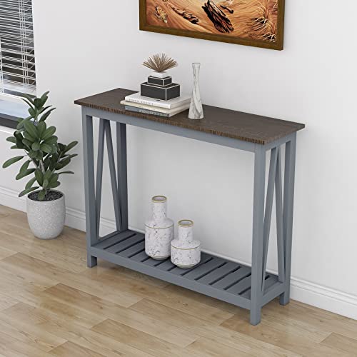 Photo 1 of ChooChoo Console Table for Entryway Sofa Tables Living Room Farmhouse, Hallway F
