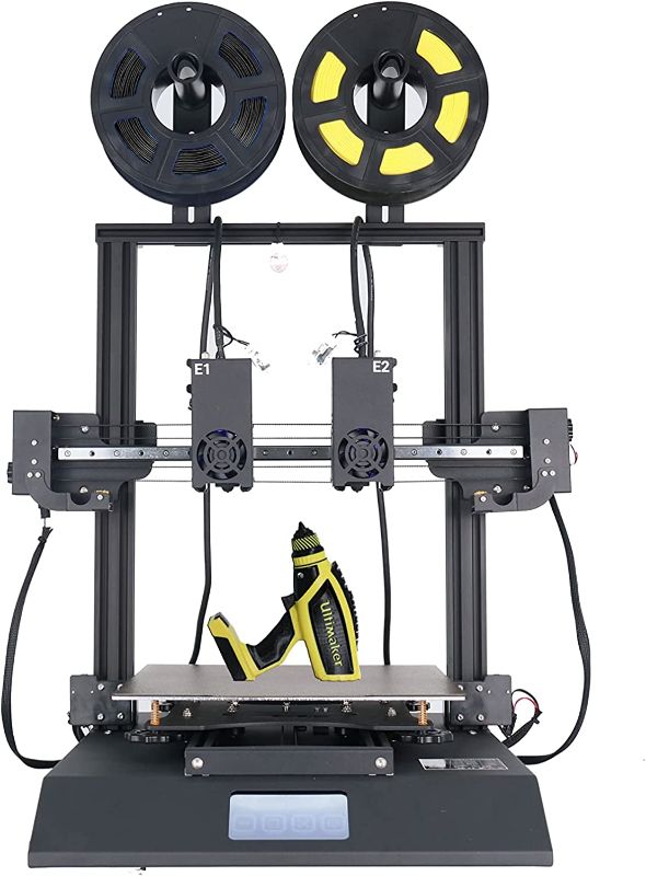 Photo 5 of TL TENLOG TL-D3 V2 Independent Dual-Head 3D Printer, WI-Fi Function, Silent Motherboard TMC2209 Driver, 400W Power Supply, Support PVA TPU ABS PLA, BMG extruder, 11.8''x11.8''x13.8''
