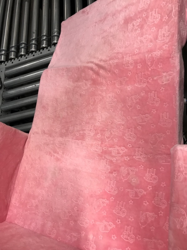 Photo 1 of Delta Children Serta Perfect Sleeper Extra Wide Convertible Sofa to Lounger, Comfy 2-in-1 Flip Open Couch/Sleeper for Kids, Pink sheeps 
