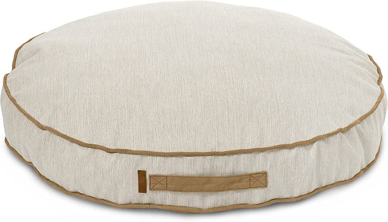 Photo 1 of Bark and Slumber Luna Linen Cream Large Plush Round Lounger Dog Bed
36"L x 36"W x 10"Th