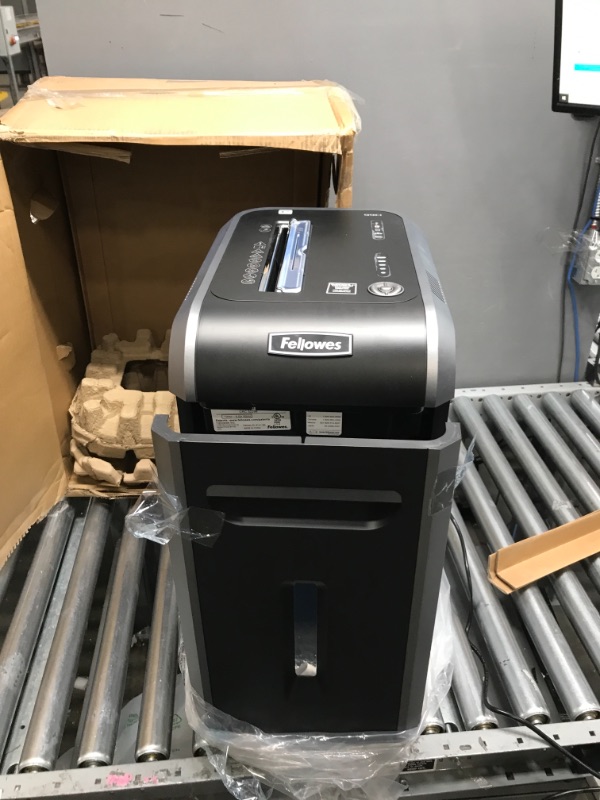 Photo 1 of Fellowes Powershred PS-12Cs, 12 Sheet Cross-Cut SafeSense Shredder (3271301)