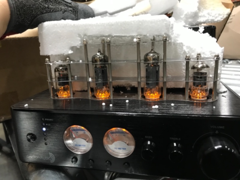 Photo 4 of Dayton Audio HTA100BT Hybrid Stereo Tube Amplifier with Bluetooth USB Aux Phono in Sub Out 100W