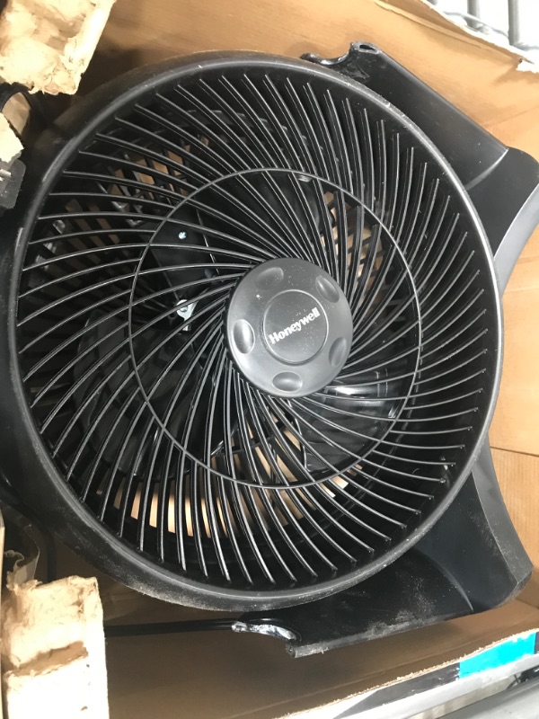Photo 1 of 12 in. 3 Speed Whole Room Circulator Floor Fan