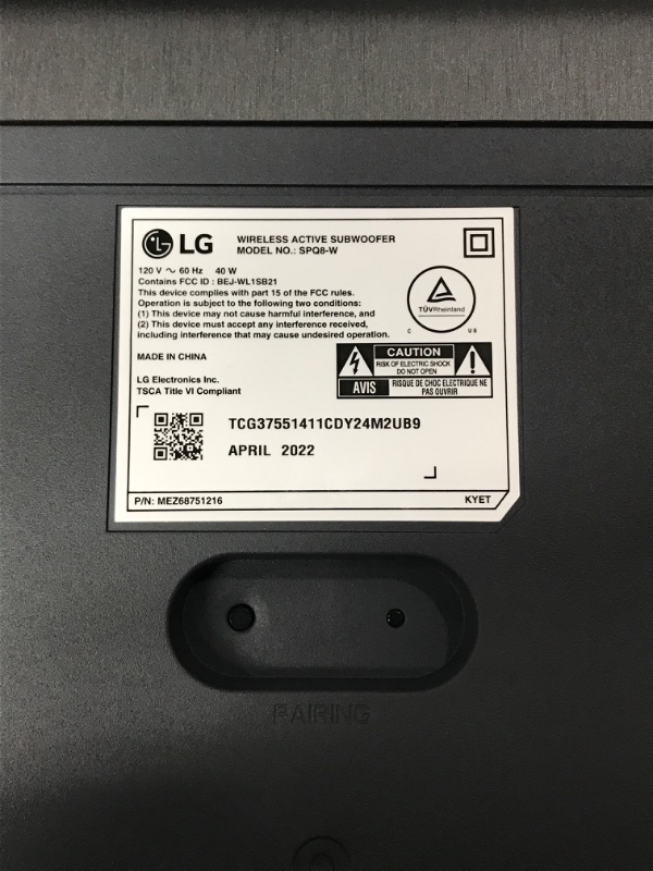 Photo 4 of LG S80QY 3.1.3ch Sound bar with Center Up-Firing, Dolby Atmos DTS:X, Works with Airplay2, Spotify HiFi, Alexa with Wireless Audio Transmitter for TV to Soundbar Wireless Connection S80QY Soundbar w/Wireless Audio Transmitter