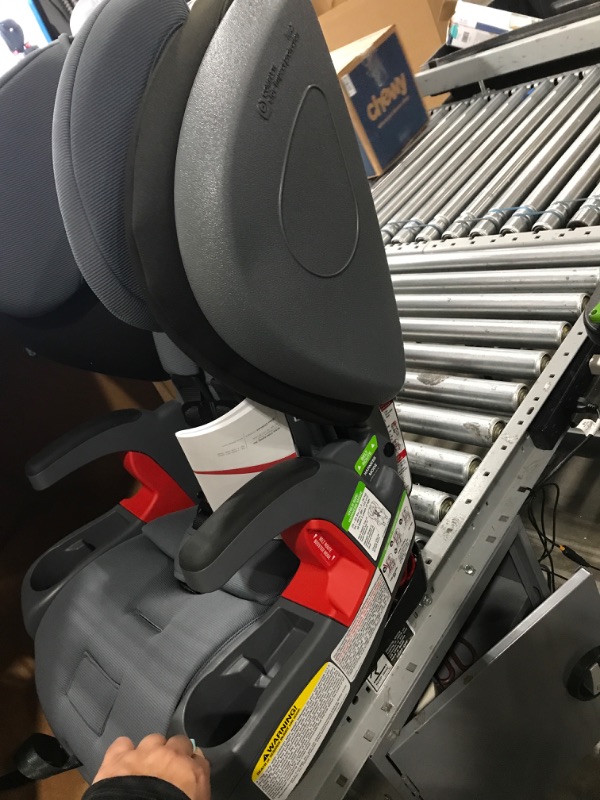 Photo 1 of Britax Grow with You ClickTight Plus Harness-2-Booster Car Seat, Jet Safewash Fabric ClickTight Plus Jet