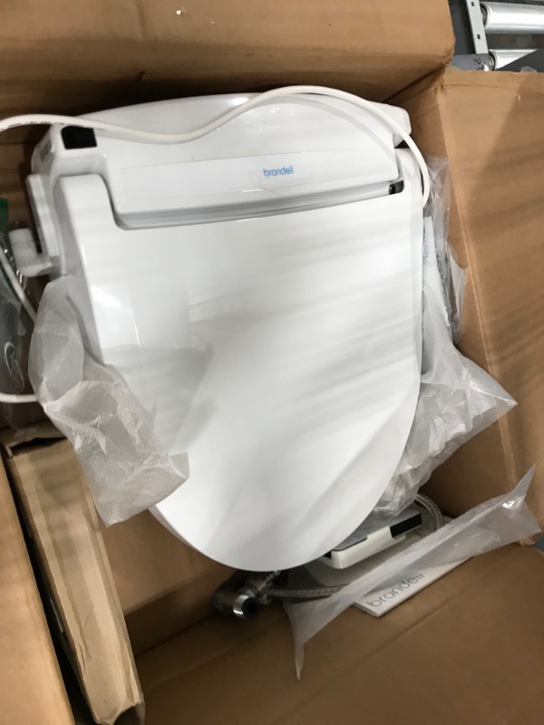 Photo 3 of **used**
Brondell LT99 Swash Electronic Bidet Seat LT99, Fits Round Toilets, White – Lite-Touch Remote, Warm Water, Strong Wash Mode, Stainless-Steel Nozzle, Saved User Settings & Easy Installation, LT99 LT99 Round