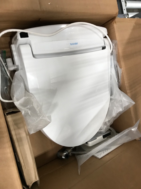 Photo 4 of **used**
Brondell LT99 Swash Electronic Bidet Seat LT99, Fits Round Toilets, White – Lite-Touch Remote, Warm Water, Strong Wash Mode, Stainless-Steel Nozzle, Saved User Settings & Easy Installation, LT99 LT99 Round