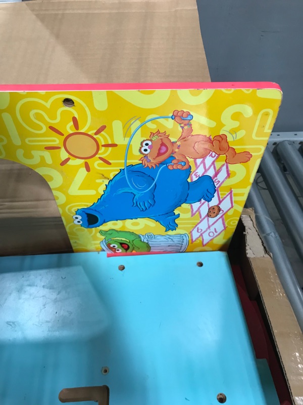 Photo 2 of **not complete box-missing hardware**
Delta Children Chair Desk With Storage Bin, Sesame Street Sesame Street Character