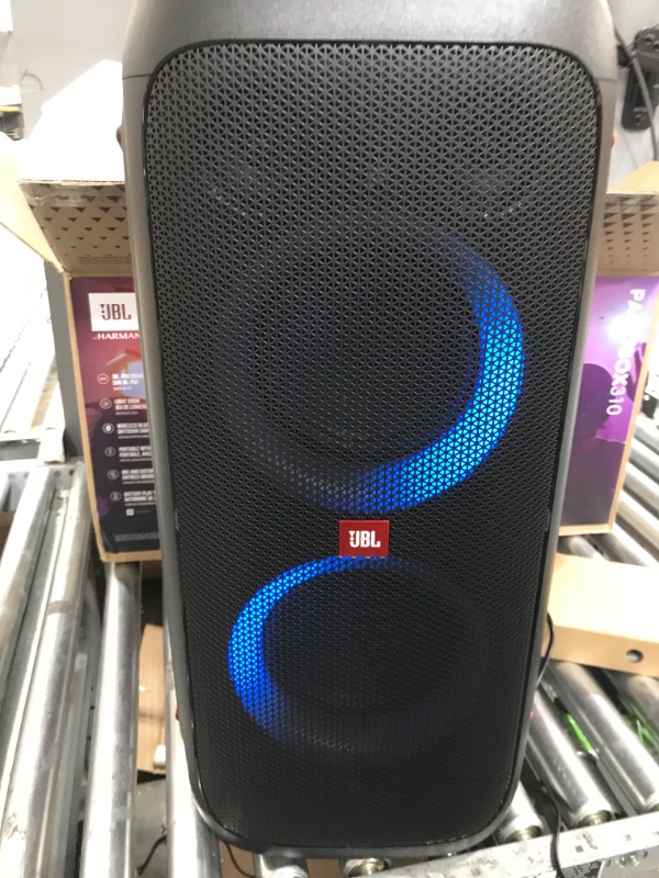 Photo 2 of JBL Partybox 310 - Portable Party Speaker with Long Lasting Battery, Powerful JBL Sound and Exciting Light Show,Black