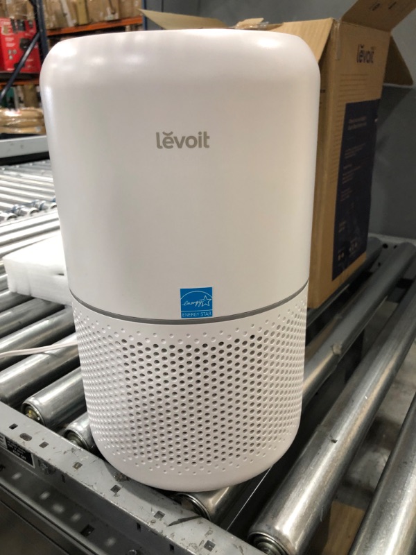 Photo 4 of LEVOIT Air Purifier for Home Allergies Pets Hair in Bedroom, H13 True HEPA Filter, 24db Filtration System Cleaner Odor Eliminators, Ozone Free, Remove 99.97% Dust Smoke Mold Pollen, Core 300, White
