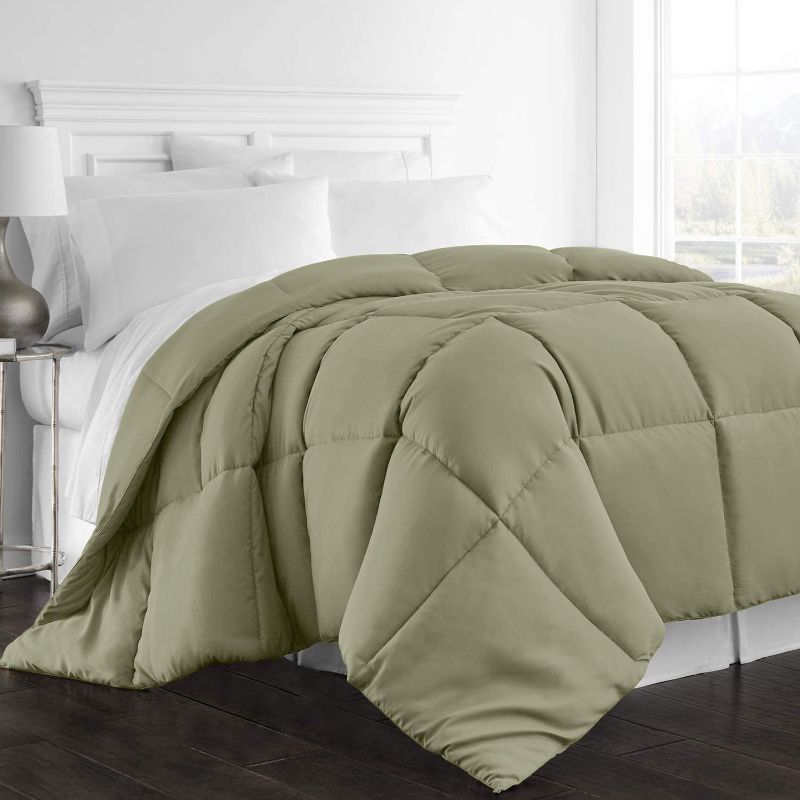 Photo 1 of Beckham Hotel Collection 1300 Series - All Season - Luxury Goose Down Alternative Comforter - King- Sage
