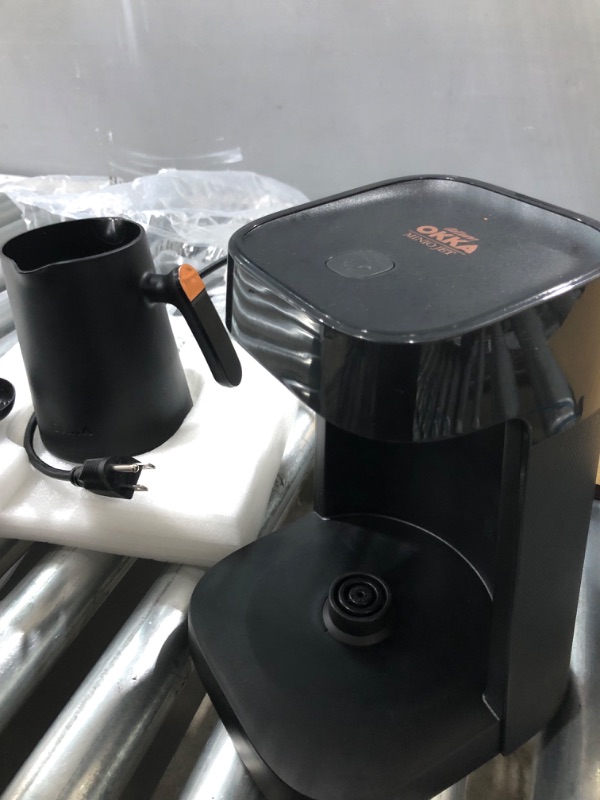 Photo 2 of Arzum Okka Jet Automatic Turkish Coffee Maker, Black/Copper (OK0017-UL)
