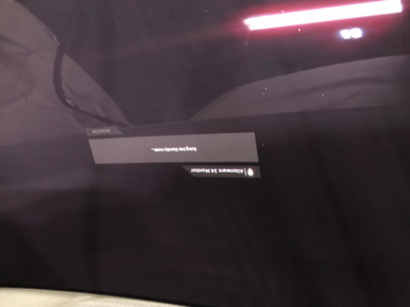 Photo 1 of Alienware 34 Inch Curved PC Gaming Monitor, 3440 x 1440p Resolution, Quantum Dot OLED 175Hz, 1800R Curvature, True 1ms GTG, 1,000,000:1 Contrast Ratio, 1.07 Billion Colors, AW3423DW - Lunar Light 34.18 Inches AW3423DW