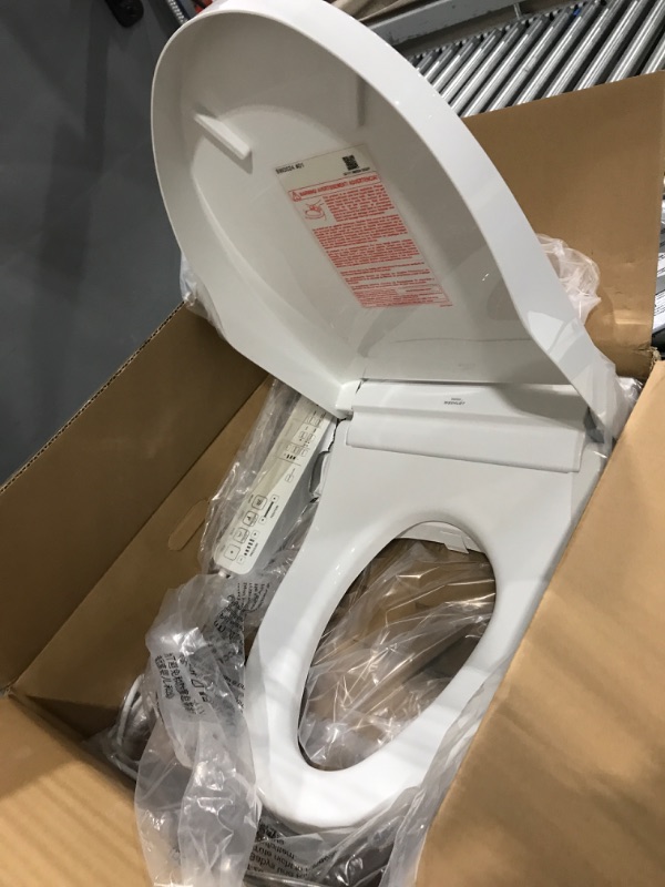 Photo 2 of *DAMAGE* TOTO WASHLET A2 Electronic Bidet Toilet Seat with Heated Seat and SoftClose Lid, Elongated, Cotton White - SW3004#01