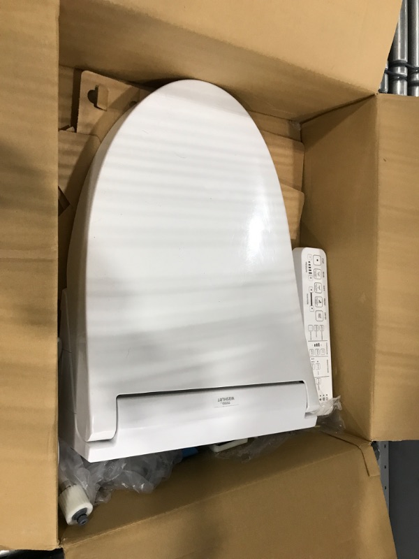 Photo 2 of **SEE NOTES**
TOTO SW3074#01 WASHLET C2 Electronic Bidet Toilet Seat with PREMIST and EWATER+ Wand Cleaning- White