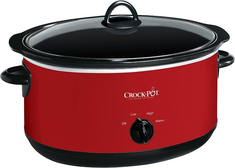 Photo 1 of Crock-pot Express Crock Slow Cooker, 8 quart, Red