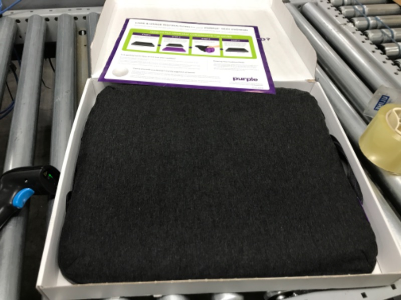 Photo 2 of Purple Royal Seat Cushion - Seat Cushion for The Car Or Office Chair - Temperature Neutral Grid