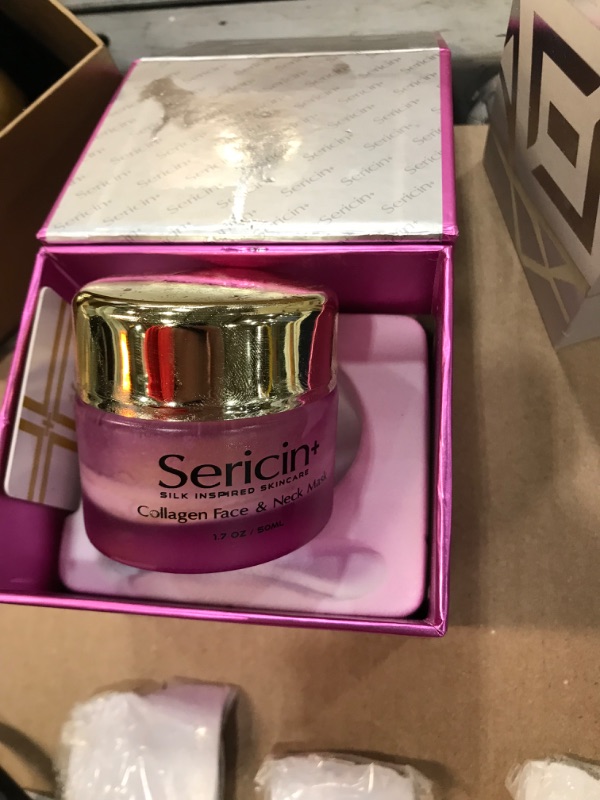 Photo 2 of Sericin+ Women's Collagen Face & Neck Mask