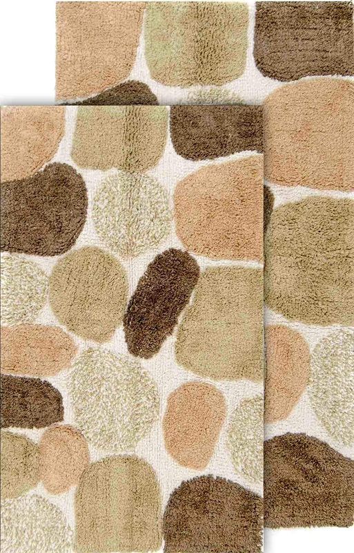 Photo 1 of 
Chesapeake Pebbles 2Pc. Khaki Bath Rug Set 26650 (21"x34" & 24"x40")
Size:21 in x 34 in & 24 in x 40
Color:Khaki