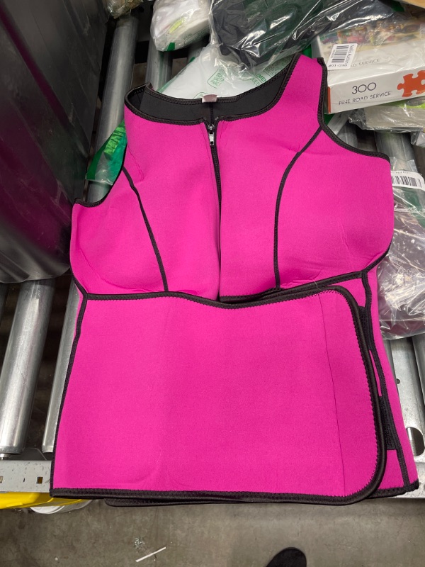 Photo 1 of size 4xl- pink waist trainer suit