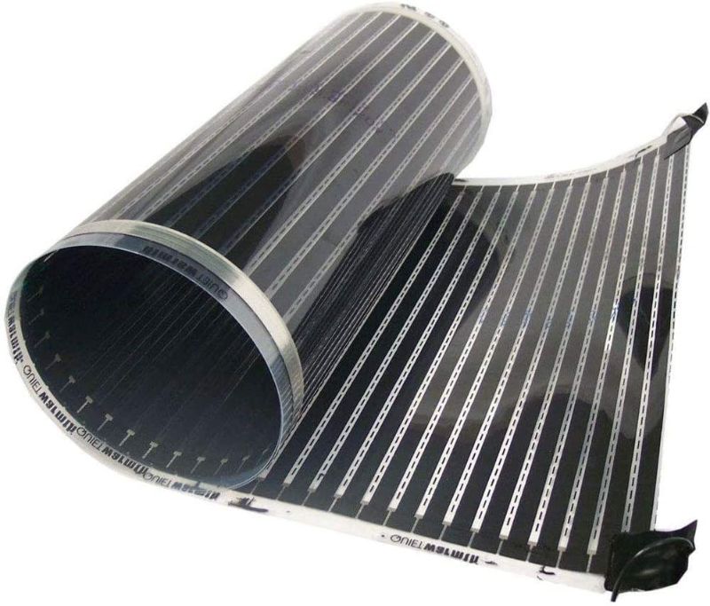 Photo 1 of QuietWarmth QWARM3X10F120 3 Foot by 10 Foot 30 Square Feet 120 Volt Easy to Install Electric Floating Floor Heating System, Black
