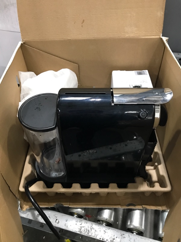 Photo 2 of **USED** Nespresso CitiZ Coffee and Espresso Machine by De'Longhi with Milk Frother, Black Machine + Aero Black