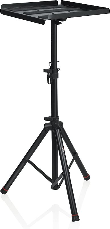 Photo 1 of Gator Frameworks Heavy Duty Deluxe Adjustable Multi-Media Gear Stand Featuring 100x100 Vesa Mounting Brackets | Ideal for Laptops and more; Min/Max Height -...
