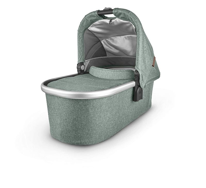 Photo 1 of Bassinet - Emmett (Green Melange/Silver/Saddle Leather)
