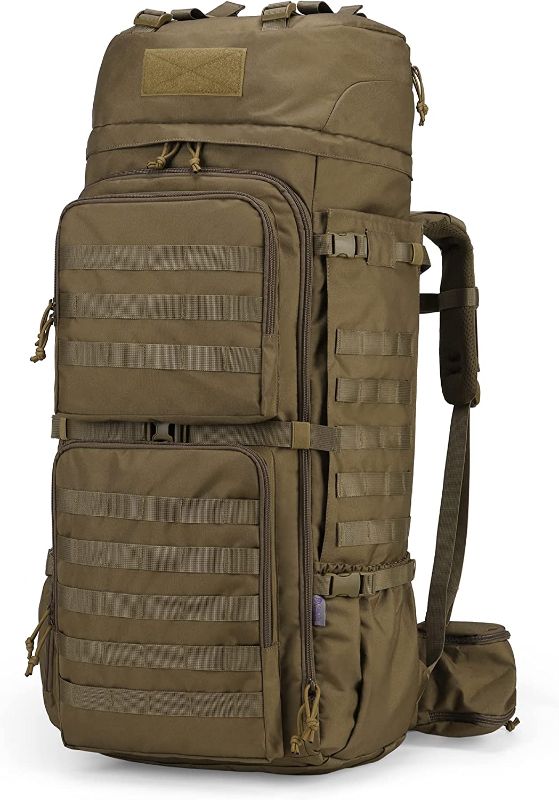 Photo 1 of Mardingtop 75L Molle Hiking Internal Frame Backpacks with Rain Cover for Camping,Backpacking,Travelling
